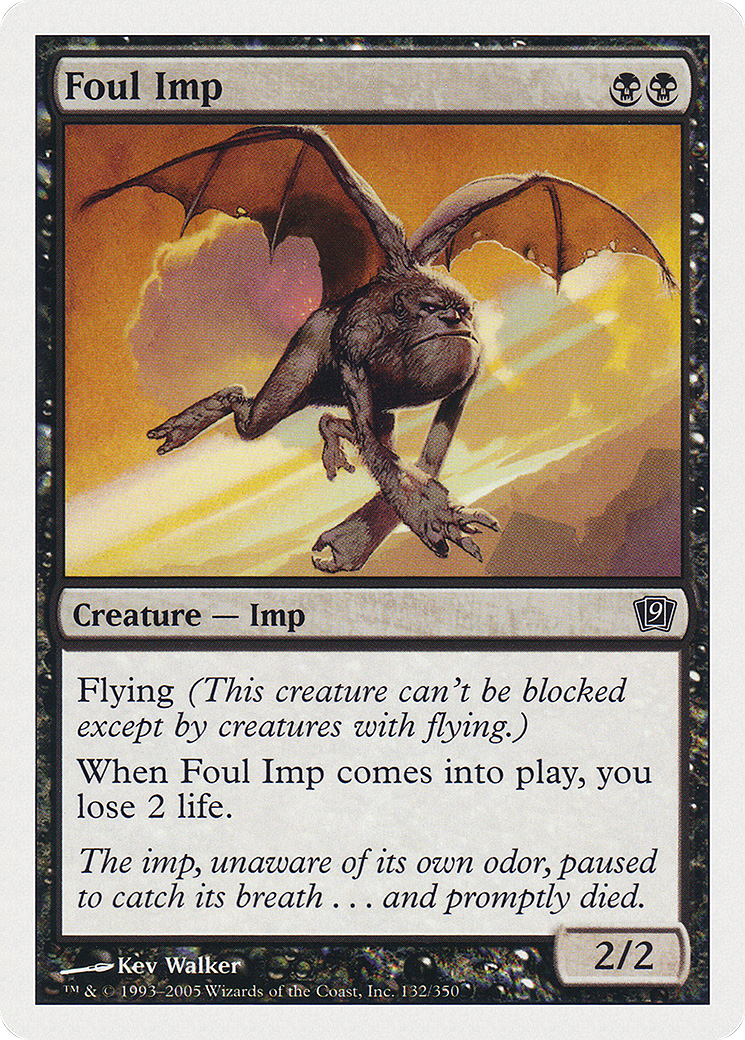 Foul Imp (9ED-132) - Ninth Edition - Premium MTG Single from Wizards of the Coast - Just $0.25! Shop now at Game Crave Tournament Store