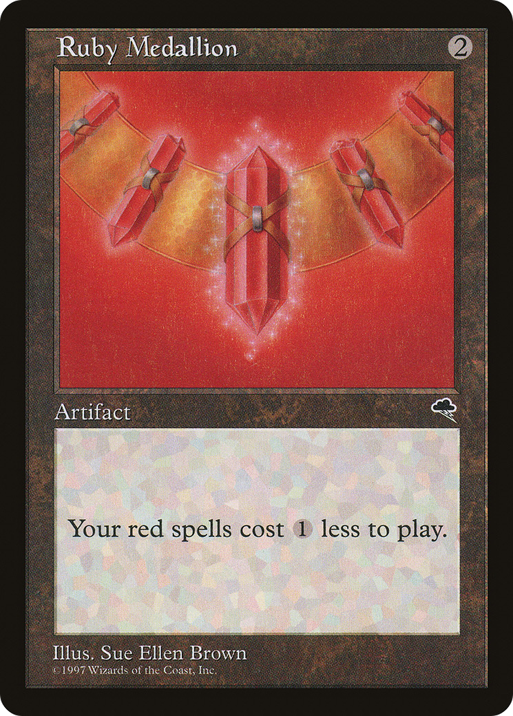 Ruby Medallion (TMP-305) - Tempest - Premium MTG Single from Wizards of the Coast - Just $5.76! Shop now at Game Crave Tournament Store
