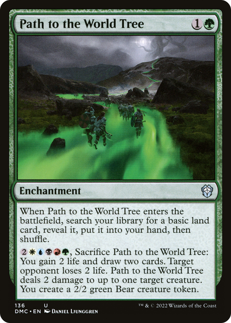 Path to the World Tree (DMC-136) - Dominaria United Commander - Premium MTG Single from Wizards of the Coast - Just $0.25! Shop now at Game Crave Tournament Store