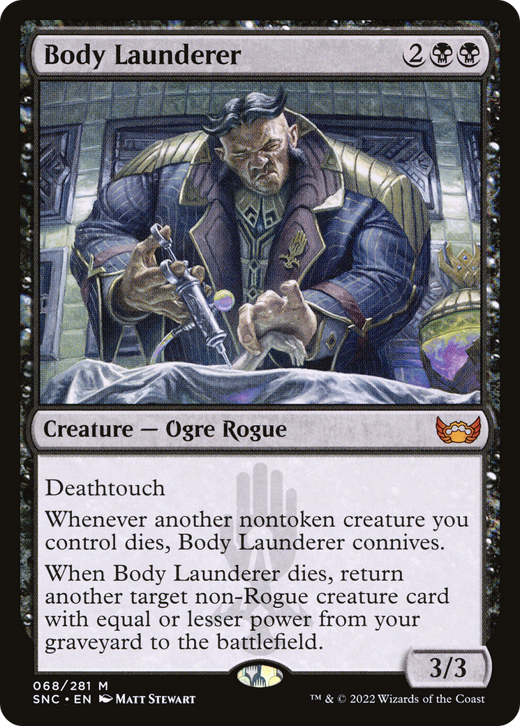 Body Launderer (SNC-068) - Streets of New Capenna Foil - Premium MTG Single from Wizards of the Coast - Just $0.25! Shop now at Game Crave Tournament Store