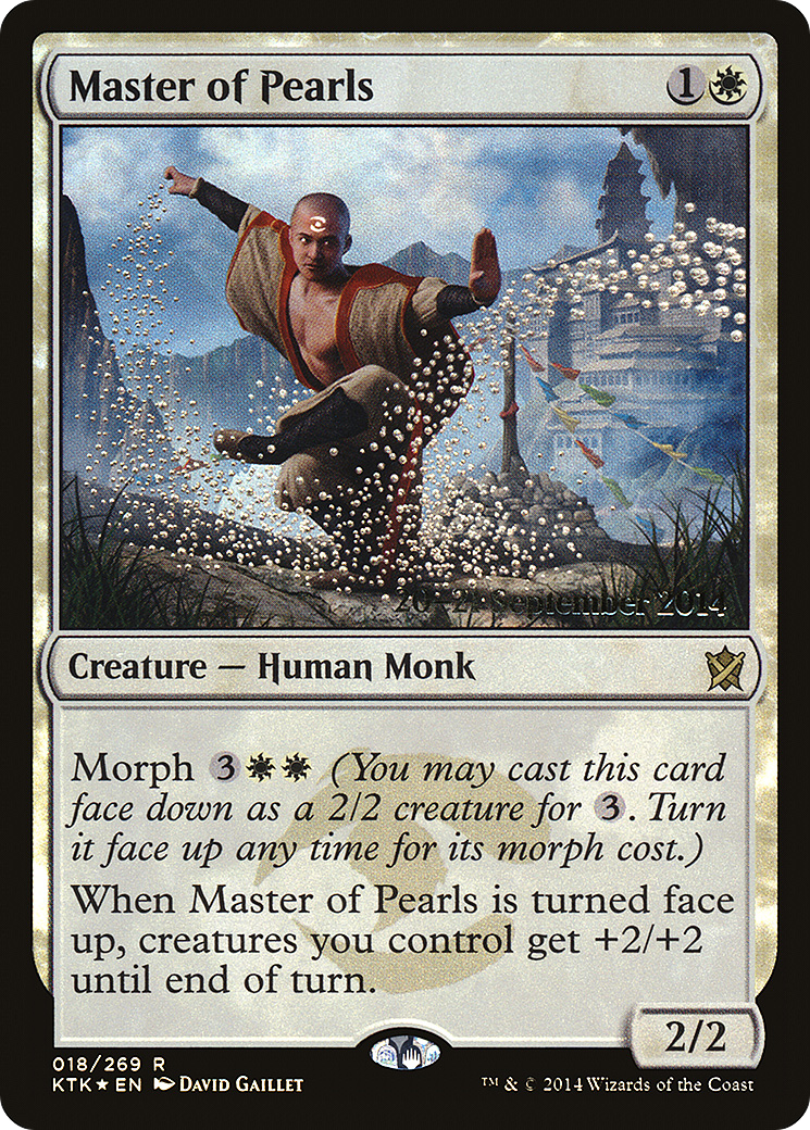 Master of Pearls (PKTK-18S) - Khans of Tarkir Promos Foil - Premium MTG Single from Wizards of the Coast - Just $0.11! Shop now at Game Crave Tournament Store