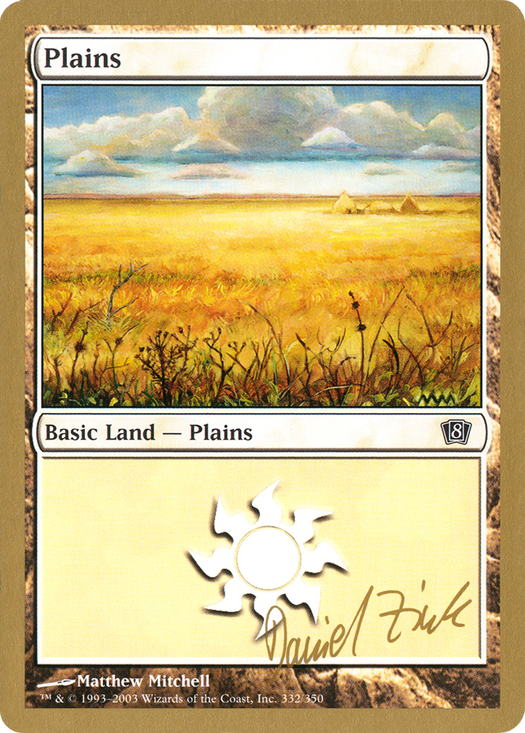 Plains (WC03-DZ332) - World Championship Decks 2003 - Premium MTG Single from Wizards of the Coast - Just $4.48! Shop now at Game Crave Tournament Store