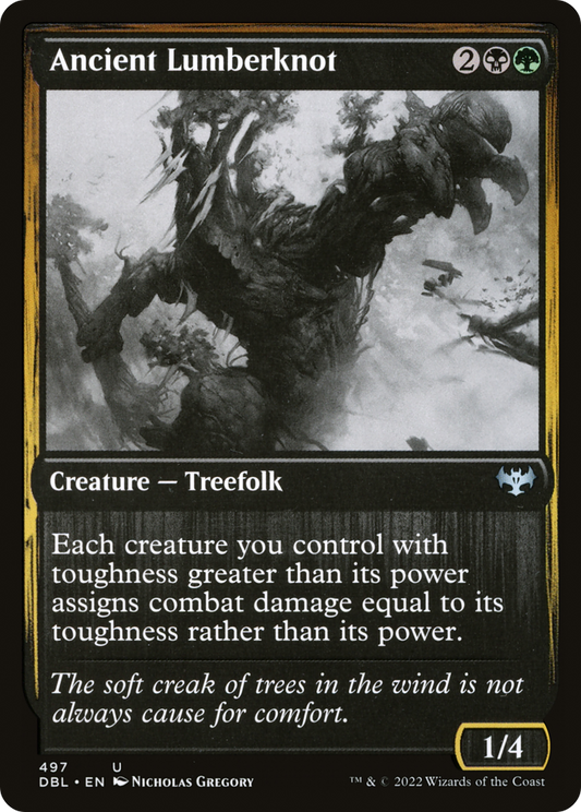Ancient Lumberknot (DBL-497) - Innistrad: Double Feature Foil - Premium MTG Single from Wizards of the Coast - Just $2.39! Shop now at Game Crave Tournament Store