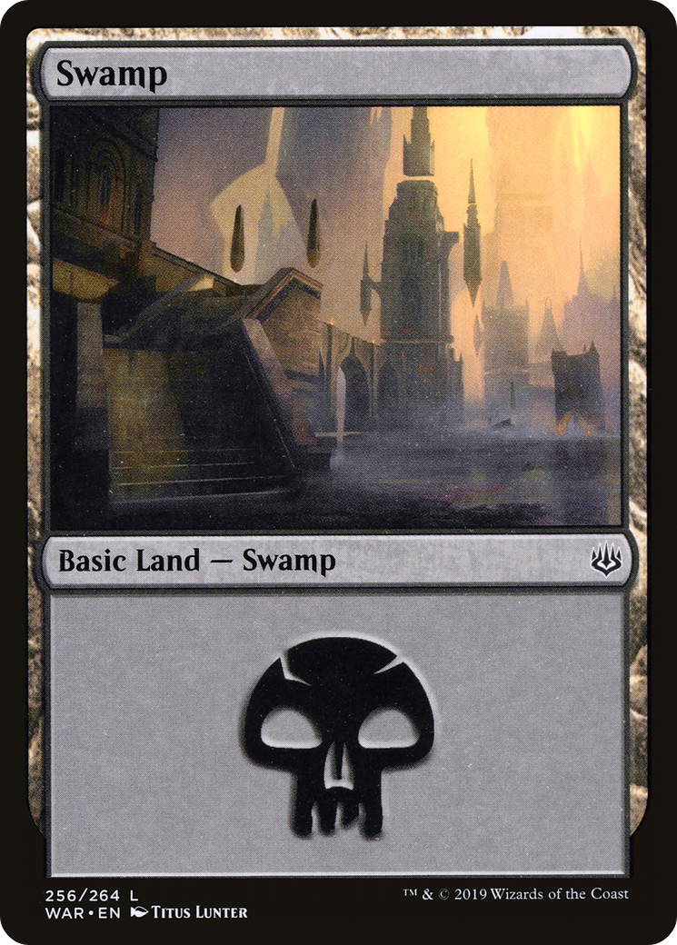 Swamp (WAR-256) - War of the Spark Foil - Premium MTG Single from Wizards of the Coast - Just $0.51! Shop now at Game Crave Tournament Store