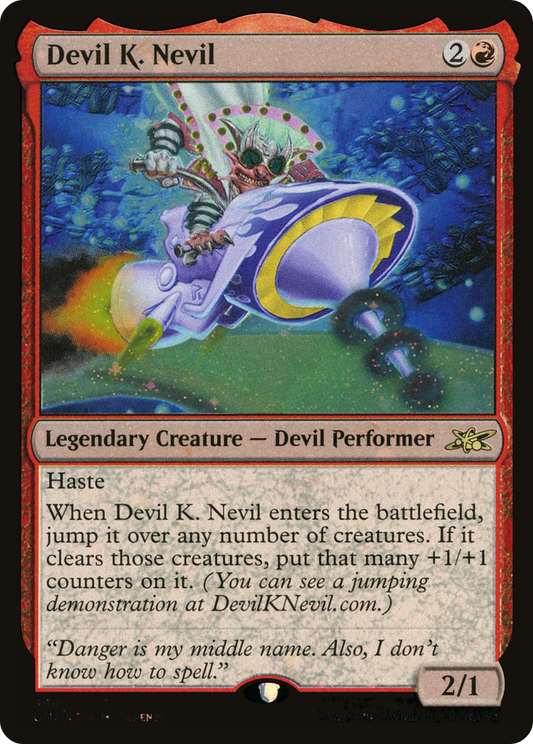 Devil K. Nevil (UNF-390) - Unfinity Foil - Premium MTG Single from Wizards of the Coast - Just $0.08! Shop now at Game Crave Tournament Store