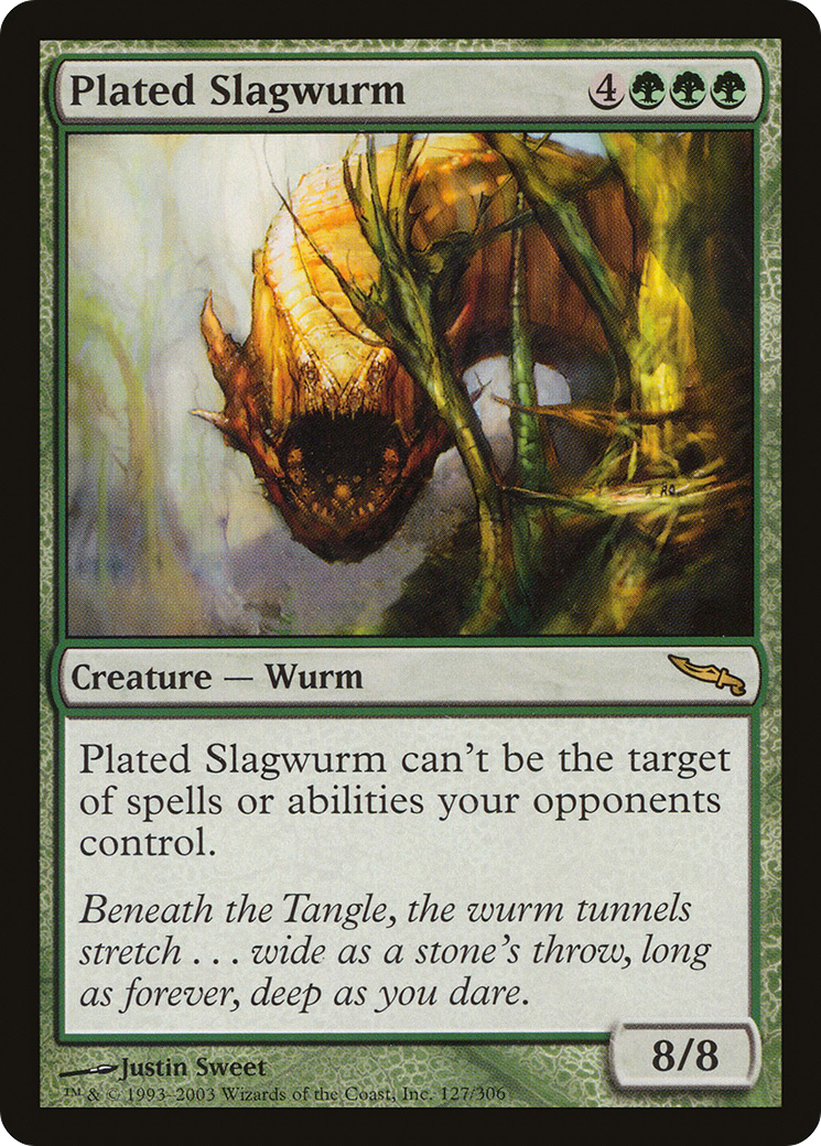 Plated Slagwurm (MRD-127) - Mirrodin Foil - Premium MTG Single from Wizards of the Coast - Just $6.44! Shop now at Game Crave Tournament Store