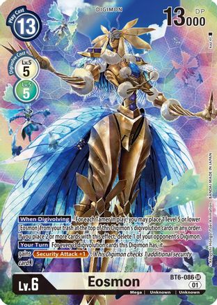 Eosmon - BT6-086 (Alternate Art) (BT6-086) - Double Diamond Foil - Premium Digimon Single from Bandai - Just $3.57! Shop now at Game Crave Tournament Store