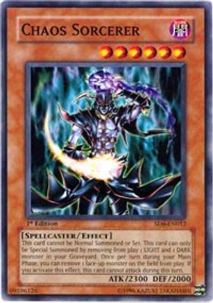Chaos Sorcerer (SD6-EN012) - Structure Deck: Spellcaster's Judgment 1st Edition - Premium Yugioh Single from Konami - Just $0.59! Shop now at Game Crave Tournament Store