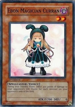 Ebon Magician Curran (SD6-EN015) - Structure Deck: Spellcaster's Judgment 1st Edition - Premium Yugioh Single from Konami - Just $0.31! Shop now at Game Crave Tournament Store