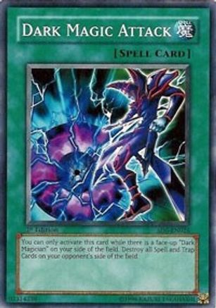 Dark Magic Attack (SD6-EN026) - Structure Deck: Spellcaster's Judgment 1st Edition - Premium Yugioh Single from Konami - Just $0.38! Shop now at Game Crave Tournament Store