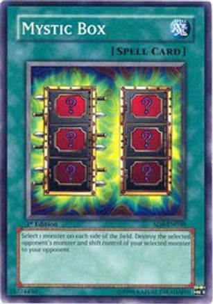 Mystic Box (SD6-EN030) - Structure Deck: Spellcaster's Judgment Unlimited - Premium Yugioh Single from Konami - Just $0.40! Shop now at Game Crave Tournament Store