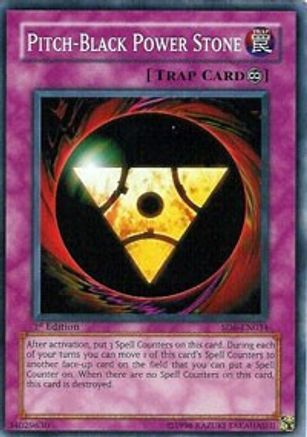 Pitch-Black Power Stone (SD6-EN034) - Structure Deck: Spellcaster's Judgment 1st Edition - Premium Yugioh Single from Konami - Just $0.08! Shop now at Game Crave Tournament Store