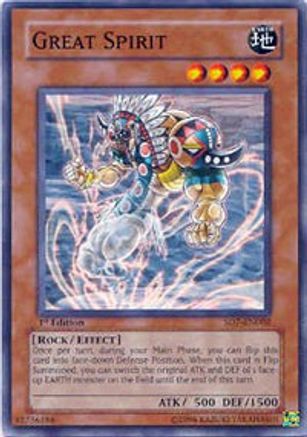 Great Spirit (SD7-EN002) - Structure Deck: Invincible Fortress 1st Edition - Premium Yugioh Single from Konami - Just $0.26! Shop now at Game Crave Tournament Store