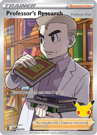 Professor's Research (Professor Oak) 24/25 - Celebrations Holofoil - Premium Pokemon Single from Nintendo - Just $0.66! Shop now at Game Crave Tournament Store