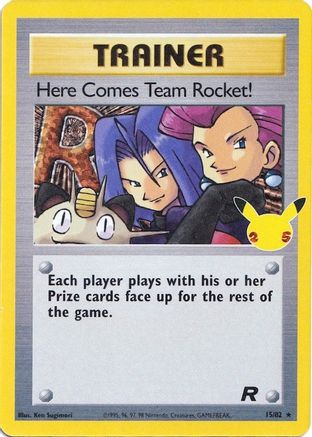 Here Comes Team Rocket! 15 - Celebrations Classic Collection Holofoil - Premium Pokemon Single from Nintendo - Just $0.24! Shop now at Game Crave Tournament Store