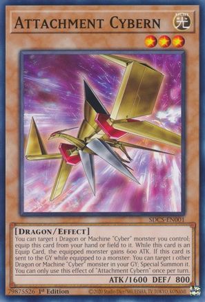 Attachment Cybern (SDCS-EN001) - Structure Deck: Cyber Strike Unlimited - Premium Yugioh Single from Konami - Just $0.25! Shop now at Game Crave Tournament Store