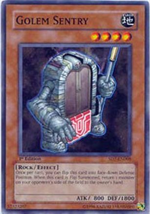 Golem Sentry (SD7-EN008) - Structure Deck: Invincible Fortress Unlimited - Premium Yugioh Single from Konami - Just $0.11! Shop now at Game Crave Tournament Store
