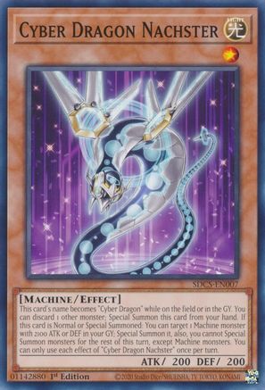 Cyber Dragon Nachster (SDCS-EN007) - Structure Deck: Cyber Strike Unlimited - Premium Yugioh Single from Konami - Just $0.25! Shop now at Game Crave Tournament Store