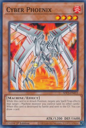 Cyber Phoenix (SDCS-EN012) - Structure Deck: Cyber Strike 1st Edition - Premium Yugioh Single from Konami - Just $0.25! Shop now at Game Crave Tournament Store