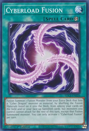 Cyberload Fusion (SDCS-EN026) - Structure Deck: Cyber Strike 1st Edition - Premium Yugioh Single from Konami - Just $0.25! Shop now at Game Crave Tournament Store