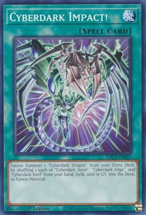 Cyberdark Impact! (SDCS-EN027) - Structure Deck: Cyber Strike 1st Edition - Premium Yugioh Single from Konami - Just $0.25! Shop now at Game Crave Tournament Store