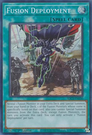 Fusion Deployment (SDCS-EN030) - Structure Deck: Cyber Strike 1st Edition - Premium Yugioh Single from Konami - Just $0.36! Shop now at Game Crave Tournament Store