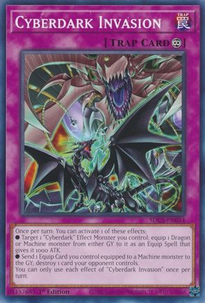 Cyberdark Invasion (SDCS-EN034) - Structure Deck: Cyber Strike 1st Edition - Premium Yugioh Single from Konami - Just $0.25! Shop now at Game Crave Tournament Store