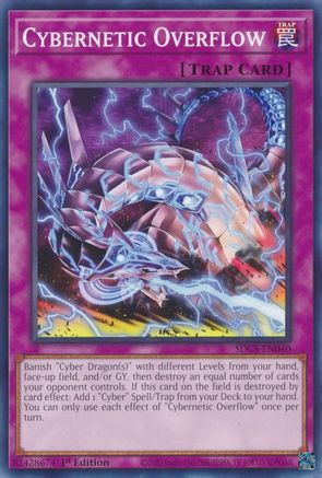 Cybernetic Overflow (SDCS-EN040) - Structure Deck: Cyber Strike 1st Edition - Premium Yugioh Single from Konami - Just $0.25! Shop now at Game Crave Tournament Store