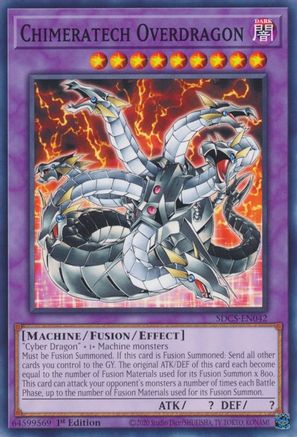 Chimeratech Overdragon (SDCS-EN042) - Structure Deck: Cyber Strike 1st Edition - Premium Yugioh Single from Konami - Just $0.25! Shop now at Game Crave Tournament Store