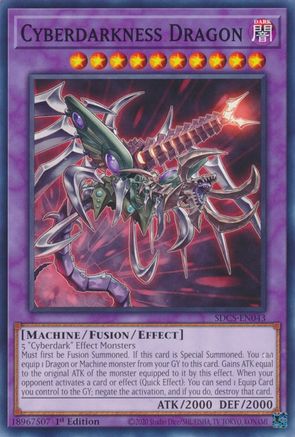 Cyberdarkness Dragon (SDCS-EN043) - Structure Deck: Cyber Strike Unlimited - Premium Yugioh Single from Konami - Just $0.25! Shop now at Game Crave Tournament Store