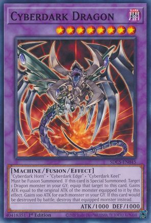 Cyberdark Dragon (SDCS-EN045) - Structure Deck: Cyber Strike Unlimited - Premium Yugioh Single from Konami - Just $0.25! Shop now at Game Crave Tournament Store