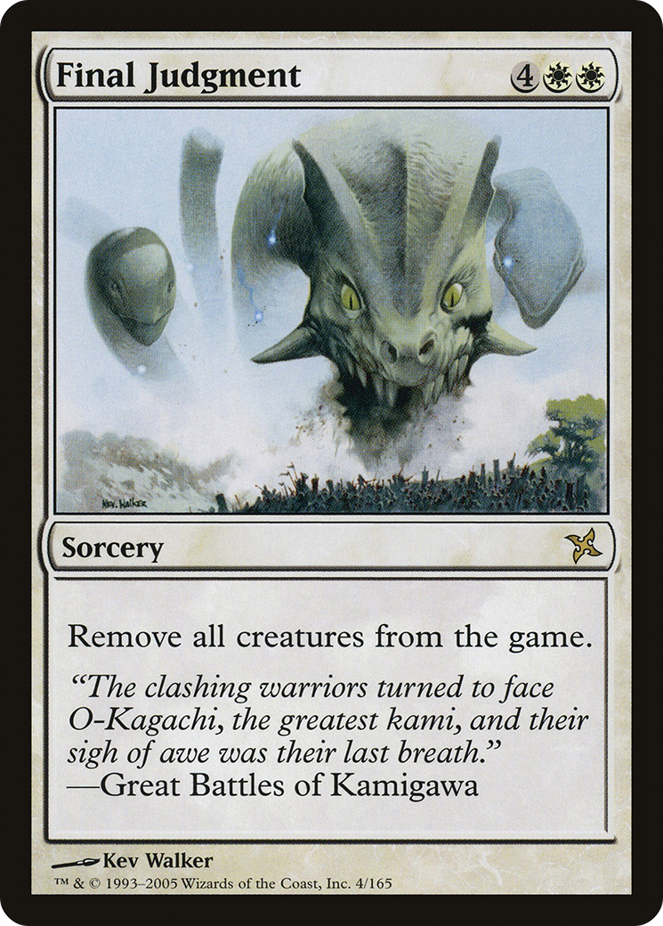 Final Judgment (BOK-004) - Betrayers of Kamigawa - Premium MTG Single from Wizards of the Coast - Just $1.08! Shop now at Game Crave Tournament Store