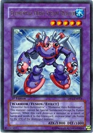 Elemental Hero Steam Healer (DP1-EN013) - Duelist Pack 1: Jaden Yuki Unlimited - Premium Yugioh Single from Konami - Just $7.96! Shop now at Game Crave Tournament Store