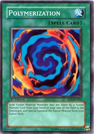 Polymerization (DP1-EN014) - Duelist Pack 1: Jaden Yuki 1st Edition - Premium Yugioh Single from Konami - Just $0.57! Shop now at Game Crave Tournament Store
