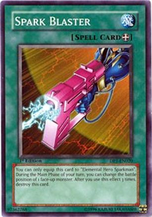 Spark Blaster (DP1-EN020) - Duelist Pack 1: Jaden Yuki 1st Edition - Premium Yugioh Single from Konami - Just $0.25! Shop now at Game Crave Tournament Store