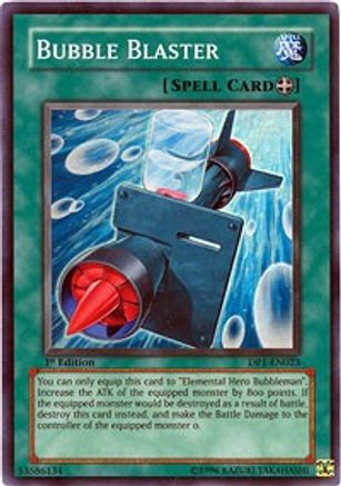 Bubble Blaster (DP1-EN023) - Duelist Pack 1: Jaden Yuki Unlimited - Premium Yugioh Single from Konami - Just $0.56! Shop now at Game Crave Tournament Store