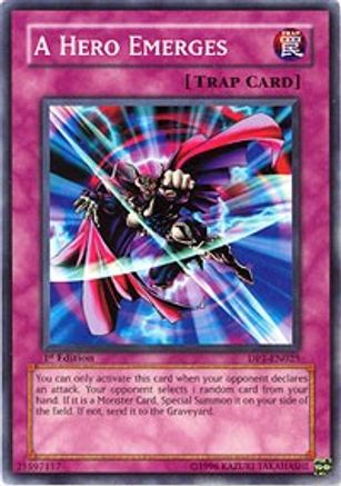 A Hero Emerges (DP1-EN025) - Duelist Pack 1: Jaden Yuki Unlimited - Premium Yugioh Single from Konami - Just $0.08! Shop now at Game Crave Tournament Store