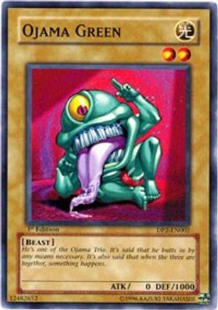 Ojama Green (DP2-EN002) - Duelist Pack 2: Chazz Princeton 1st Edition - Premium Yugioh Single from Konami - Just $0.32! Shop now at Game Crave Tournament Store