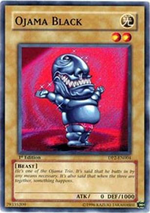Ojama Black (DP2-EN004) - Duelist Pack 2: Chazz Princeton 1st Edition - Premium Yugioh Single from Konami - Just $0.26! Shop now at Game Crave Tournament Store