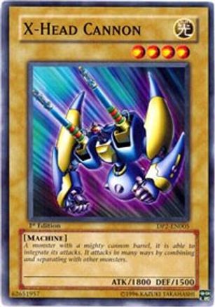 X-Head Cannon (DP2-EN005) - Duelist Pack 2: Chazz Princeton 1st Edition - Premium Yugioh Single from Konami - Just $0.38! Shop now at Game Crave Tournament Store