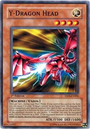 Y-Dragon Head (DP2-EN006) - Duelist Pack 2: Chazz Princeton 1st Edition - Premium Yugioh Single from Konami - Just $0.38! Shop now at Game Crave Tournament Store