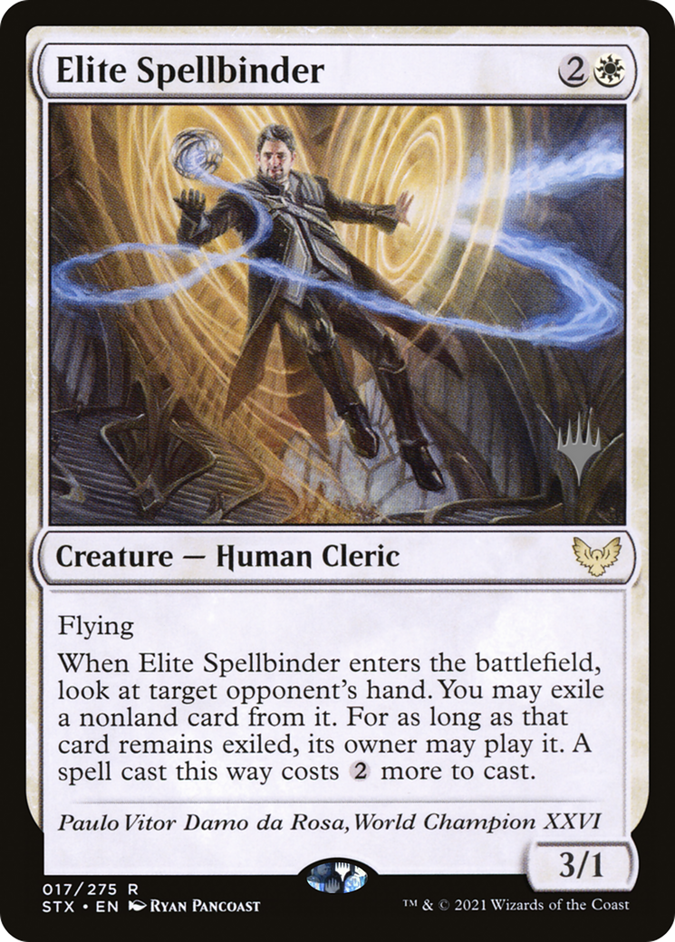 Elite Spellbinder (PSTX-17P) - Strixhaven: School of Mages Promos - Premium MTG Single from Wizards of the Coast - Just $0.08! Shop now at Game Crave Tournament Store