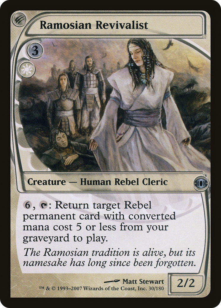 Ramosian Revivalist (FUT-030) - Future Sight Foil - Premium MTG Single from Wizards of the Coast - Just $0.52! Shop now at Game Crave Tournament Store