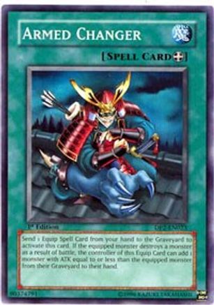 Armed Changer (DP2-EN023) - Duelist Pack 2: Chazz Princeton Unlimited - Premium Yugioh Single from Konami - Just $0.25! Shop now at Game Crave Tournament Store