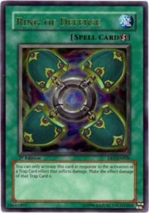 Ring of Defense (DP2-EN026) - Duelist Pack 2: Chazz Princeton Unlimited - Premium Yugioh Single from Konami - Just $0.34! Shop now at Game Crave Tournament Store