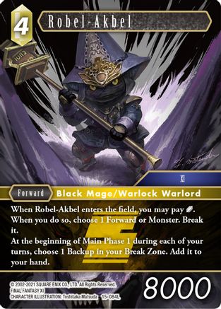 Robel-Akbel (CRYSTAL DOMINION) Foil - Premium Final Fantasy Single from Crystal Dominion - Just $1.04! Shop now at Game Crave Tournament Store