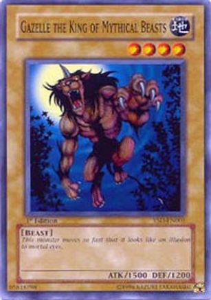 Gazelle the King of Mythical Beasts (YSD-EN001) - Starter Deck 2006 1st Edition - Premium Yugioh Single from Konami - Just $0.26! Shop now at Game Crave Tournament Store
