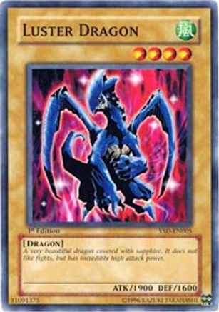 Luster Dragon (YSD-EN005) - Starter Deck 2006 Unlimited - Premium Yugioh Single from Konami - Just $0.25! Shop now at Game Crave Tournament Store