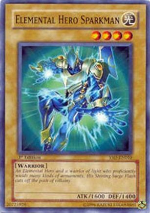 Elemental Hero Sparkman (YSD-EN010) - Starter Deck 2006 1st Edition - Premium Yugioh Single from Konami - Just $0.27! Shop now at Game Crave Tournament Store