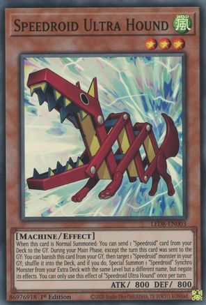 Speedroid Ultra Hound (LED8-EN003) - Legendary Duelists: Synchro Storm 1st Edition - Premium Yugioh Single from Konami - Just $0.33! Shop now at Game Crave Tournament Store